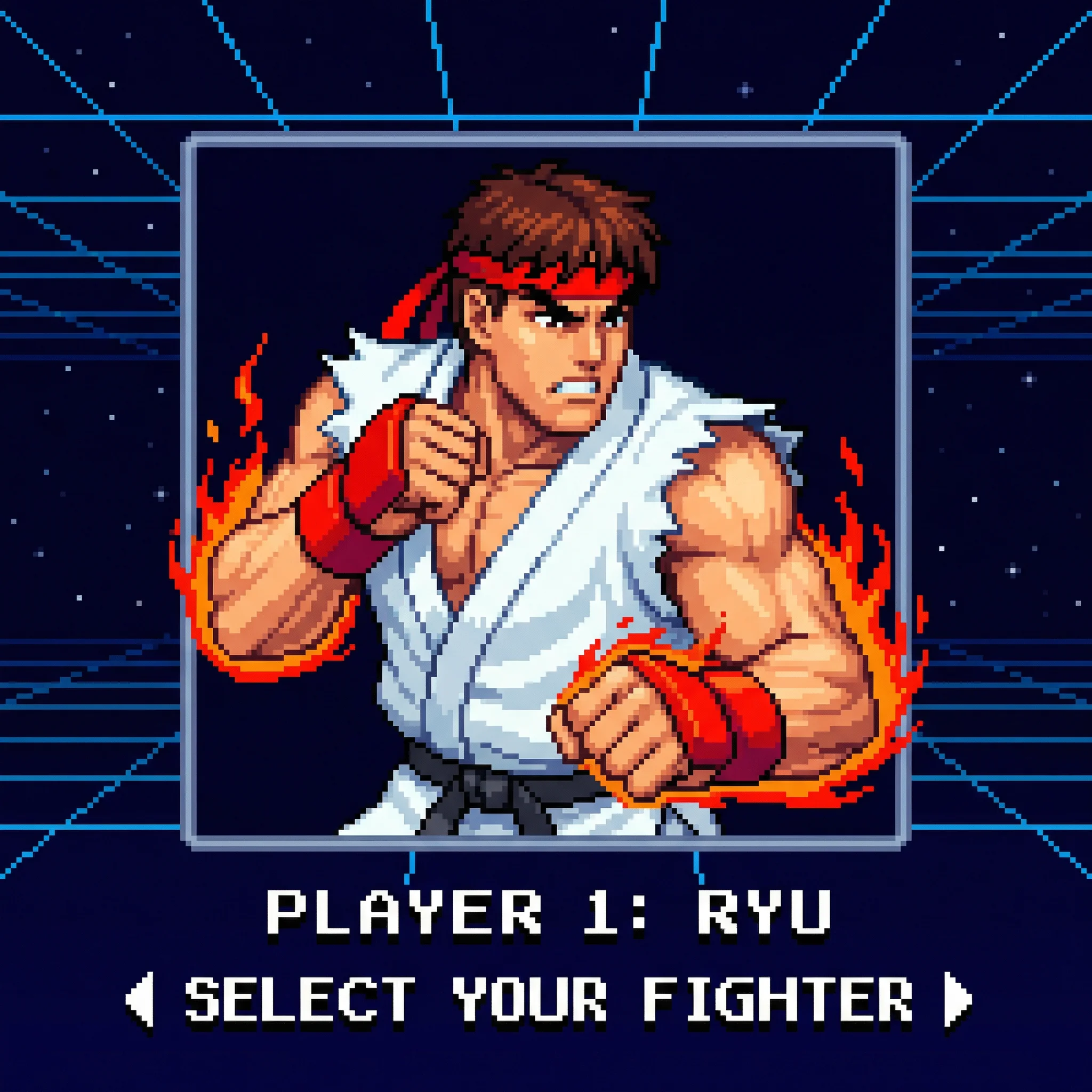 格斗家隆的像素头像 - 赏金女王 角色